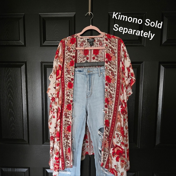 KanCan Light Blue Distressed Jeans - Picture 1 of 15